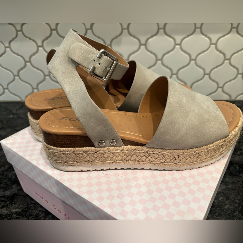 SODA Ankle Strap Sandal